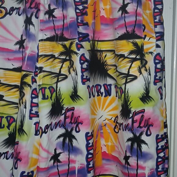 Born Fly  Fly N free print tropical beach swim trunks Sz 2XL NWT - Picture 4 of 9